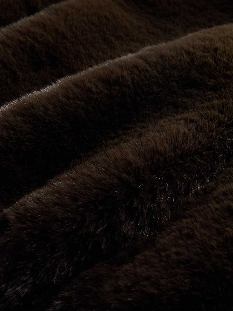 Faux Fur Bomber Jacket