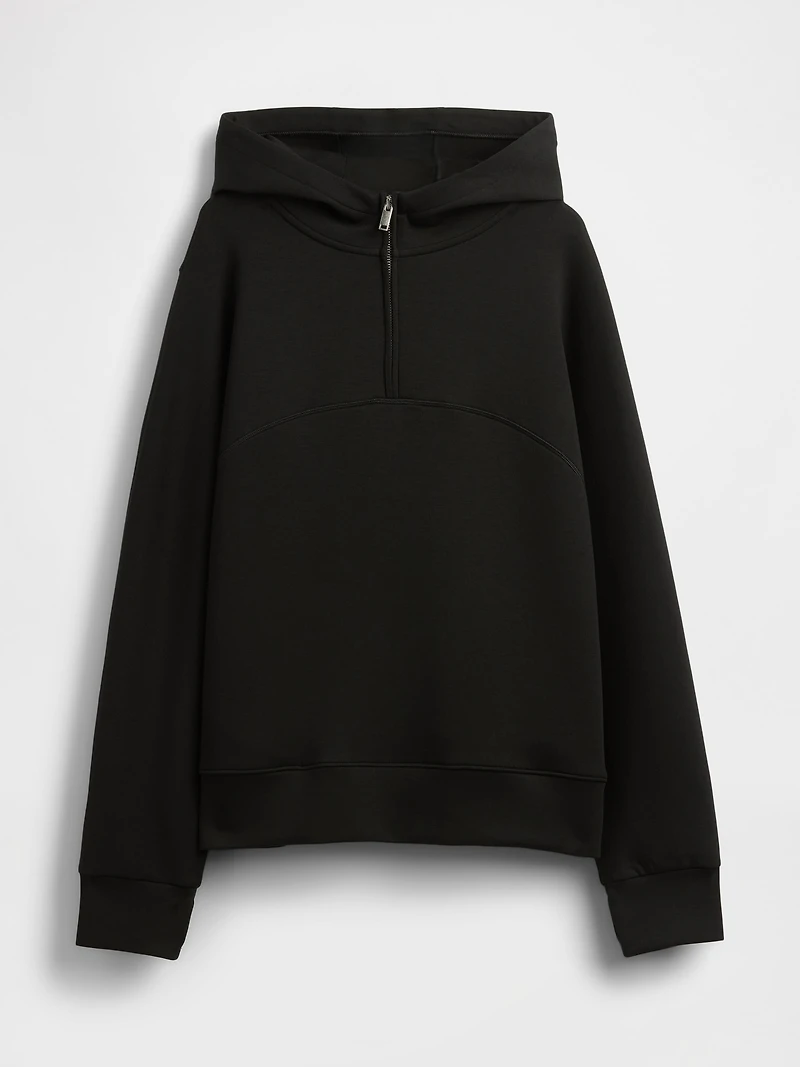 GapFit Oversized Quarter-Zip Hoodie