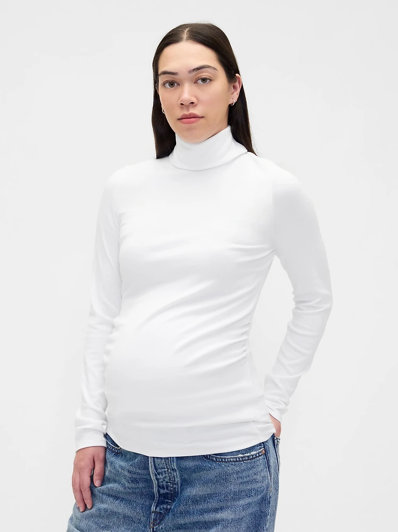 Maternity Modern Turtleneck Shirt