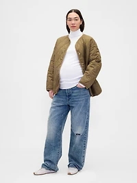 Maternity Modern Turtleneck Shirt