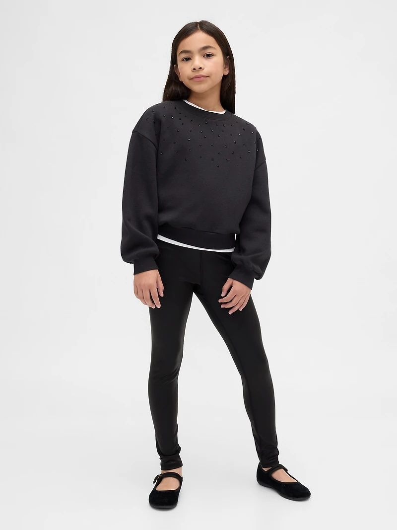 Kids Embellished Dolman Sweatshirt