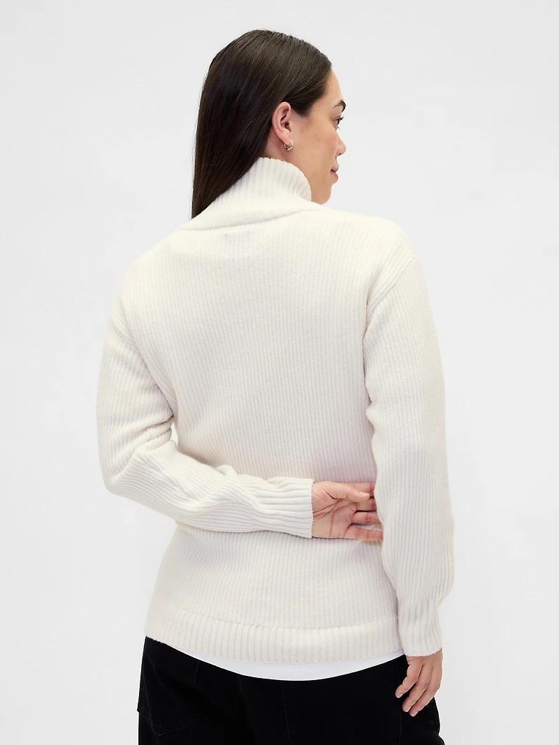 Maternity CashSoft Mockneck Sweater