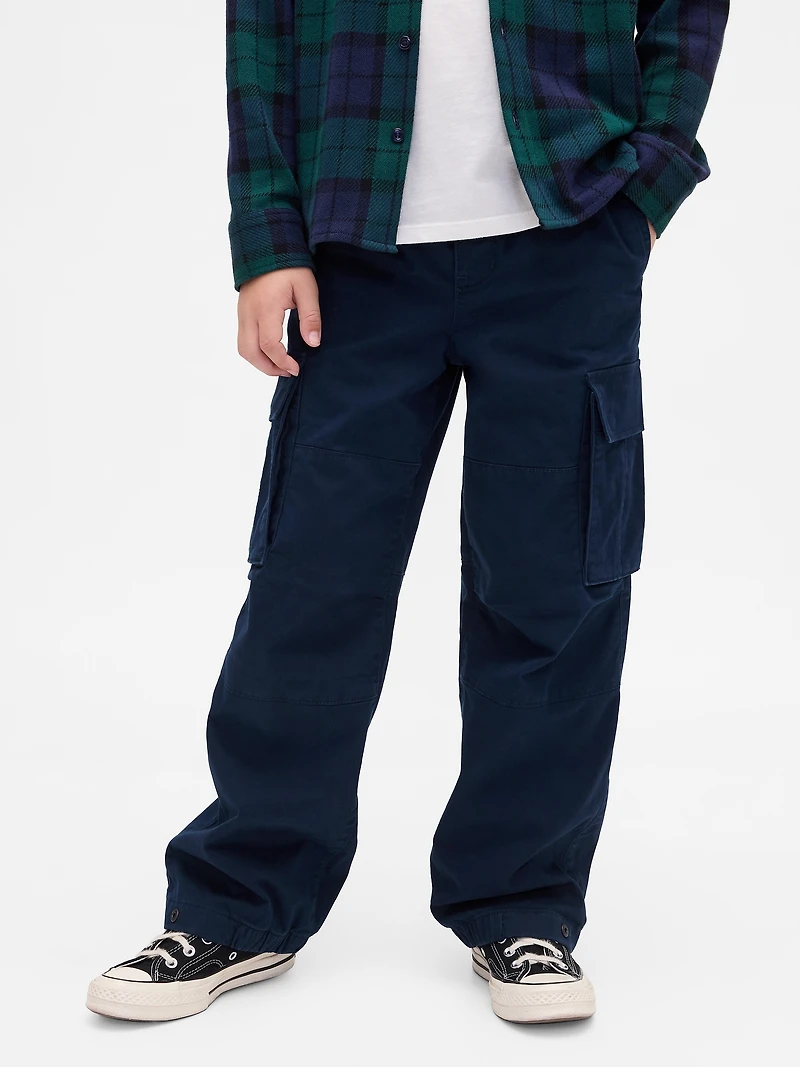 Kids Jersey-Lined Cargo Pants