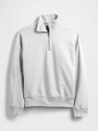 Heavyweight Oversized Quarter-Zip Pullover