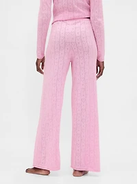 Lightweight CashSoft Pointelle Heart PJ Pants