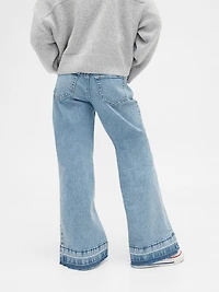 Kids Low Rise Relaxed Flare Jeans