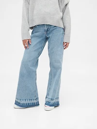Kids Low Rise Relaxed Flare Jeans