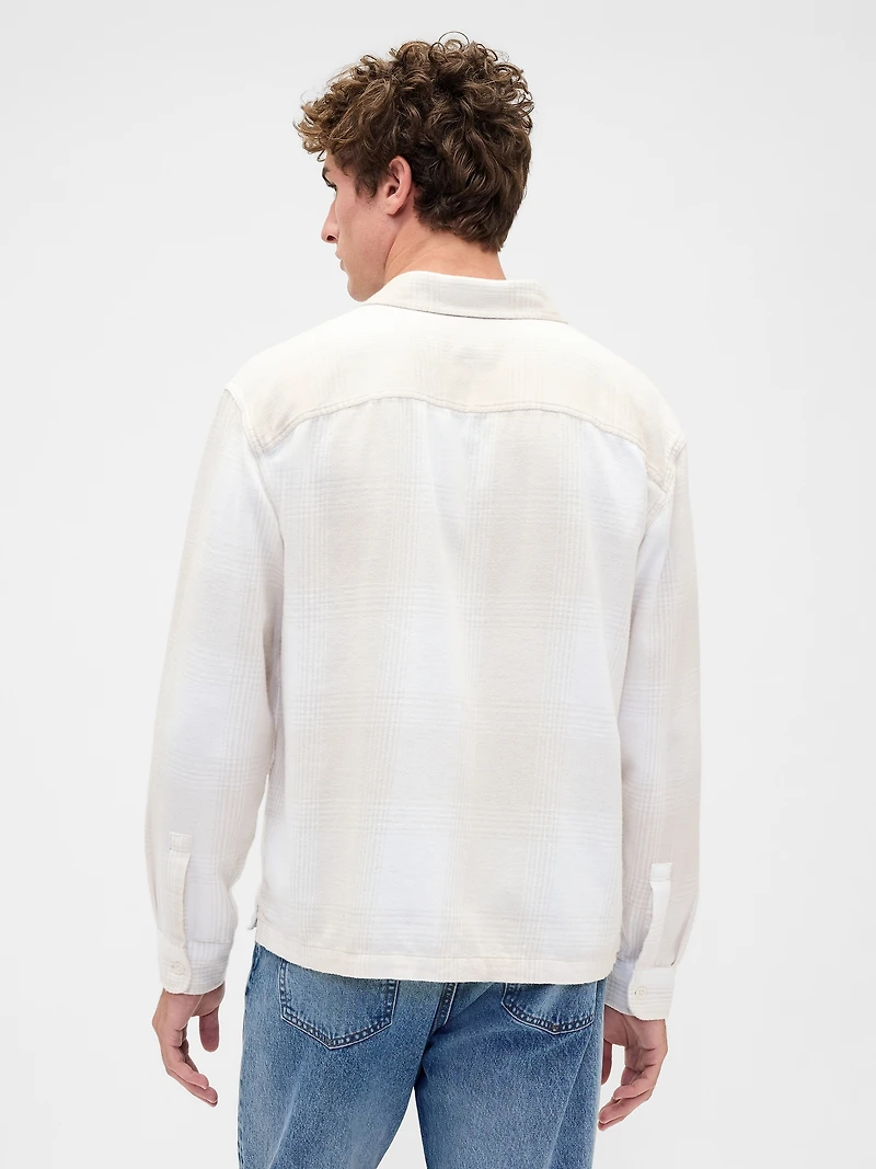 Relaxed Flannel Shirt