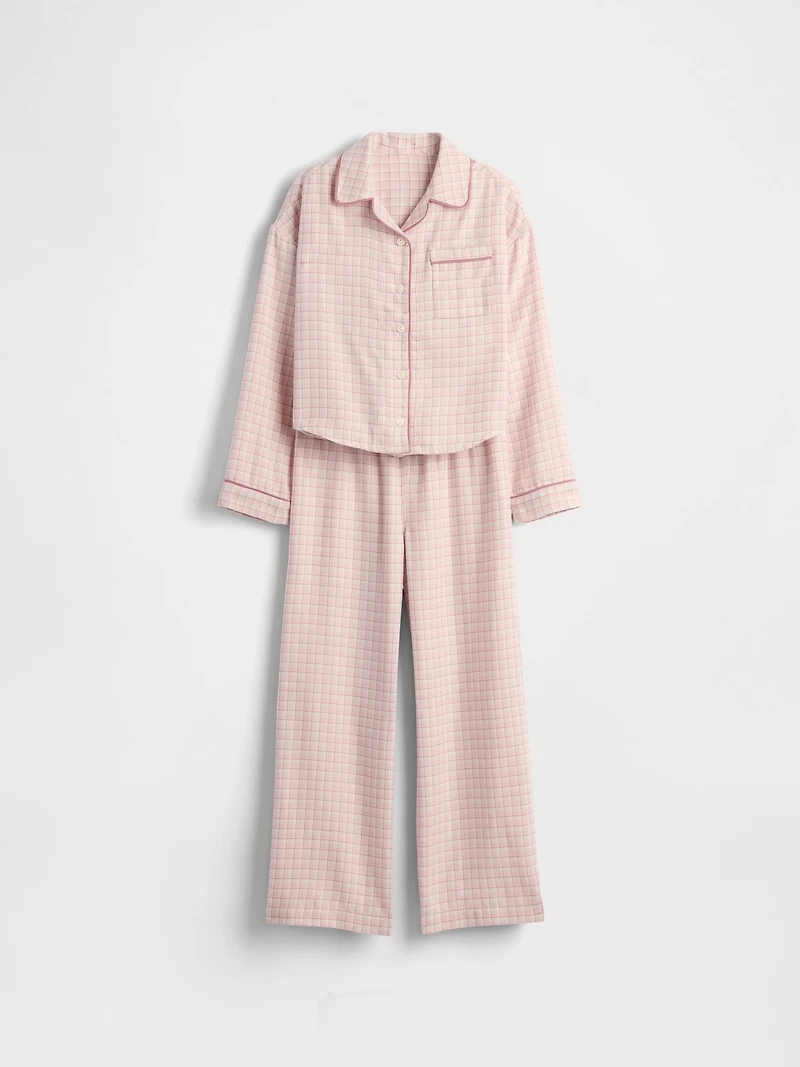 Kids Recycled Flannel PJ Set