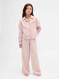 Kids Recycled Flannel PJ Set