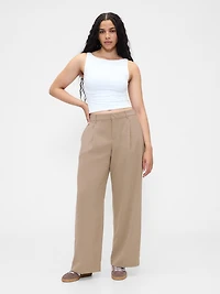 365 Low Rise Pleated Wide-Leg Trousers