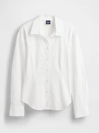 Organic Cotton Poplin Dolman Classic Shirt