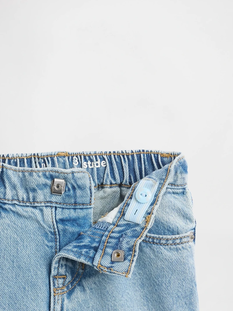 Baby & Toddler Ruffle-Hem Stride Jeans