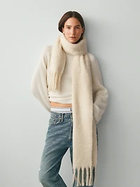 Brushed Fringe Scarf