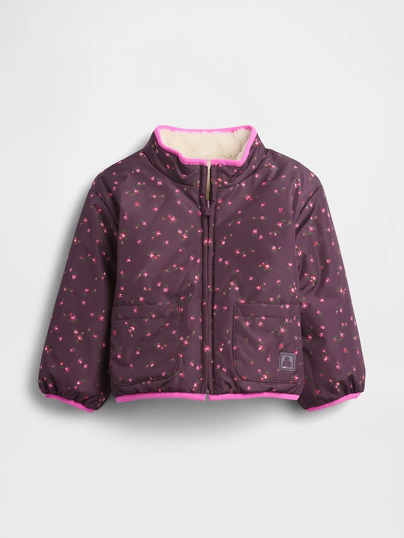 Baby & Toddler Lightweight Sherpa Reversible Jacket