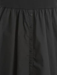 Modern Mixed Media Maxi Dress