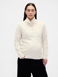 Maternity CashSoft Mockneck Sweater