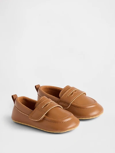 Baby Vegan Leather Loafers