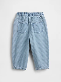Jean coupe baril à taille élastique pour Bébé et Tout-petit