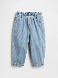 Jean coupe baril à taille élastique pour Bébé et Tout-petit