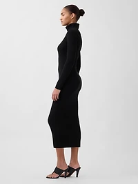 CashSoft Turtleneck Maxi Sweater Dress
