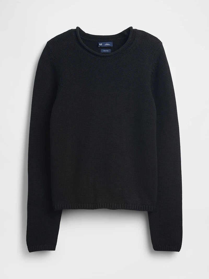 100% Cotton Rollneck Sweater