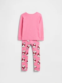 Pyjama Snoopy en coton biologique brossé pour Bébé et Tout-petit