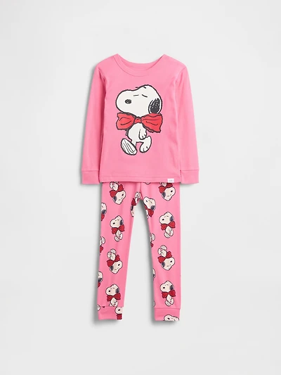 Pyjama Snoopy en coton biologique brossé pour Bébé et Tout-petit