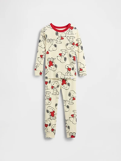 Pyjama Snoopy en coton biologique brossé pour Bébé et Tout-petit