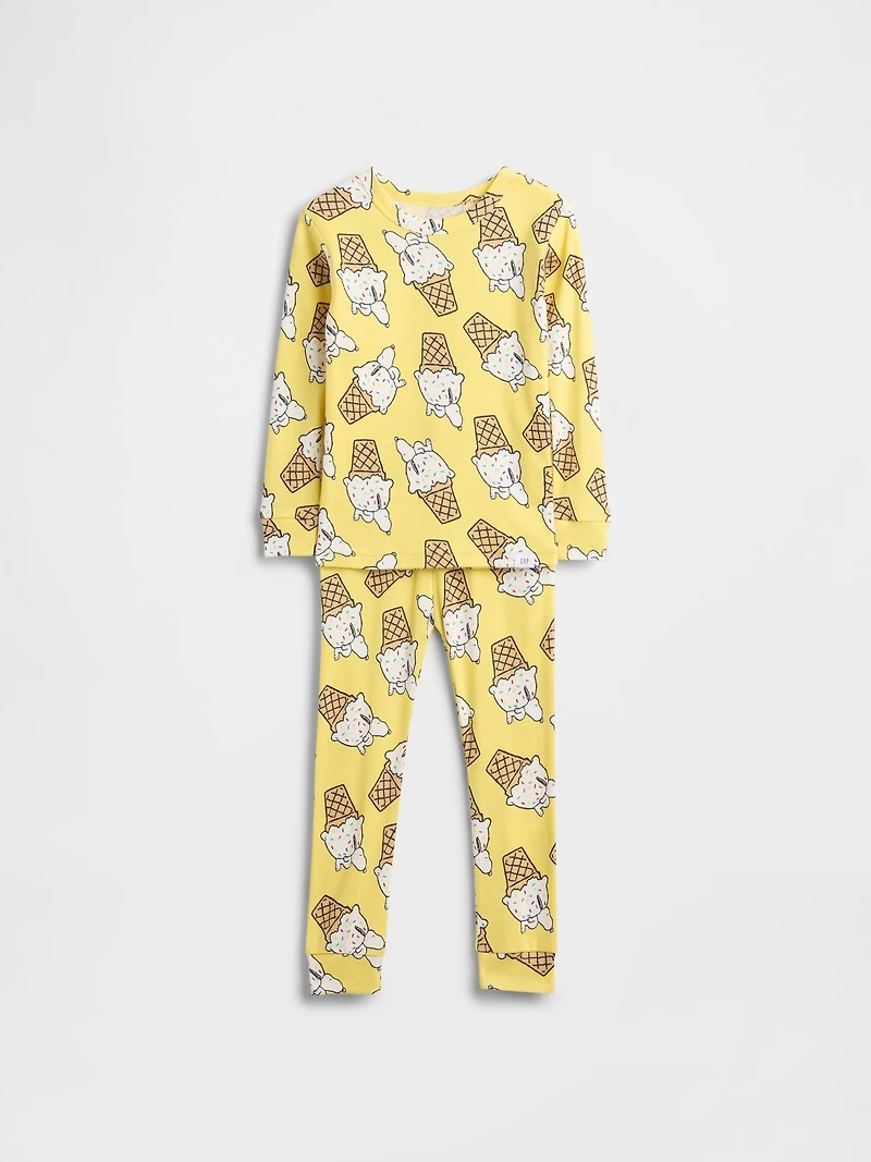 Pyjama Snoopy en coton biologique brossé pour Bébé et Tout-petit