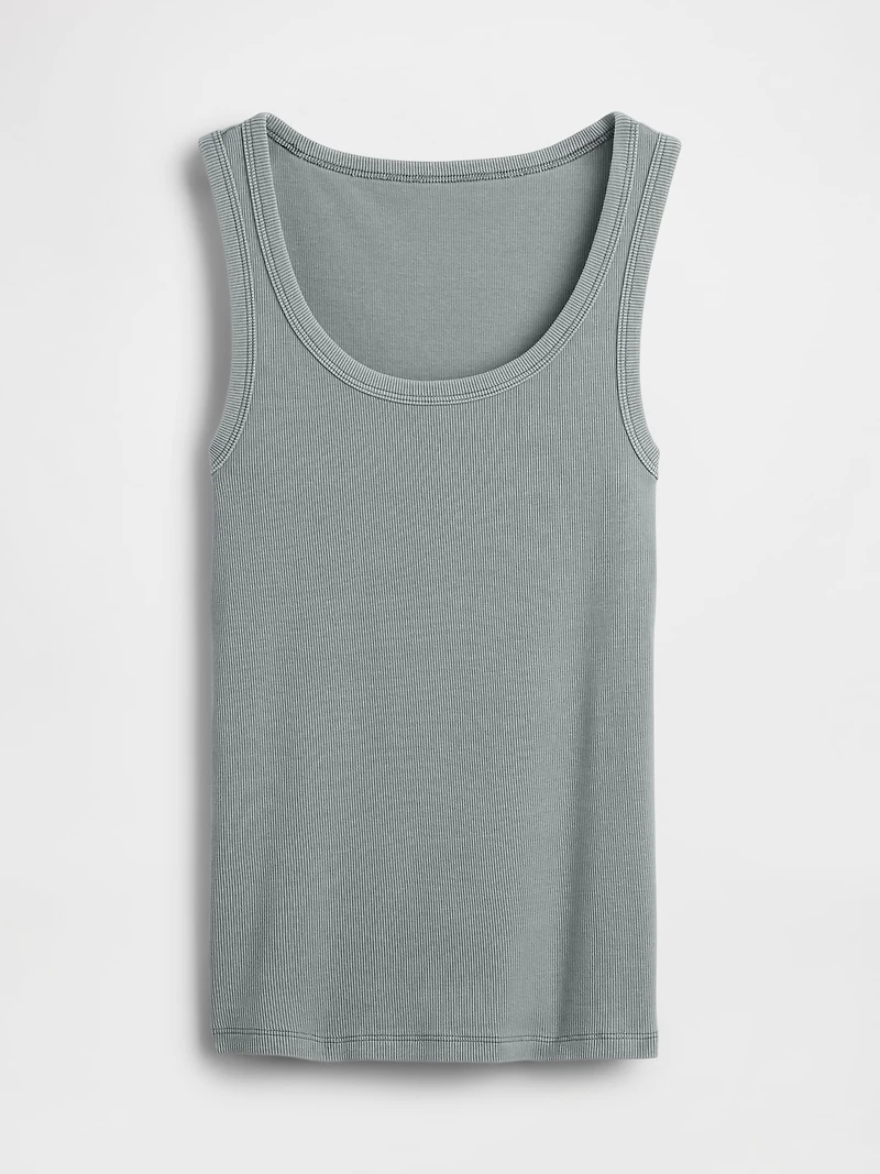 Rib Scoop Tank Top