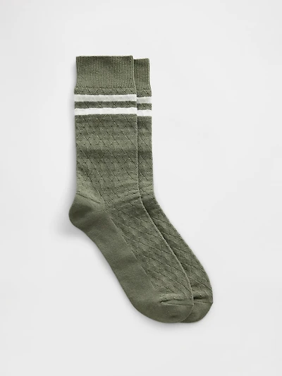 Argyle Varsity Crew Socks