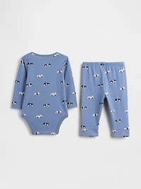 Baby First Favorites Organic Cotton Bodysuit Outfit Set