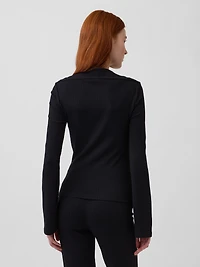 Modern Rib Envelope-Neck Top