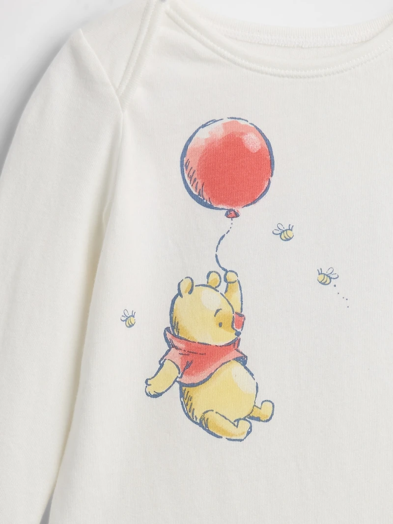 Baby Winnie The Pooh Organic Cotton Bodysuit