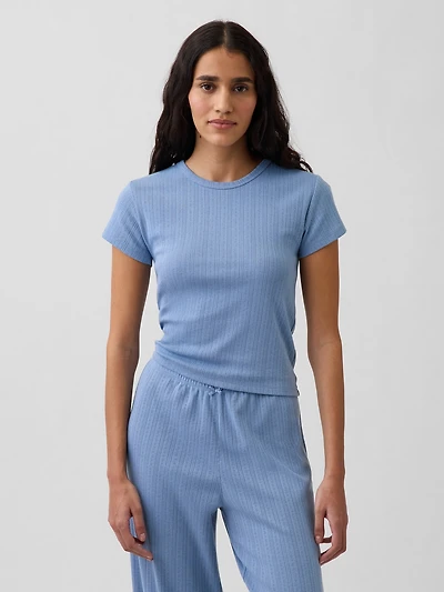 Pointelle PJ T-Shirt