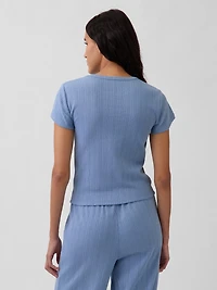 Pointelle PJ T-Shirt