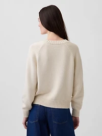 100% Cotton Kiss Raglan Sweater