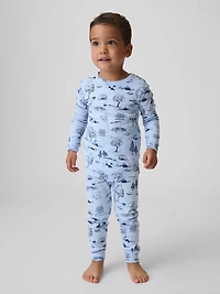 Pyjama en coton biologique brossé Winnie l’Ourson pour Bébé et Tout-petit