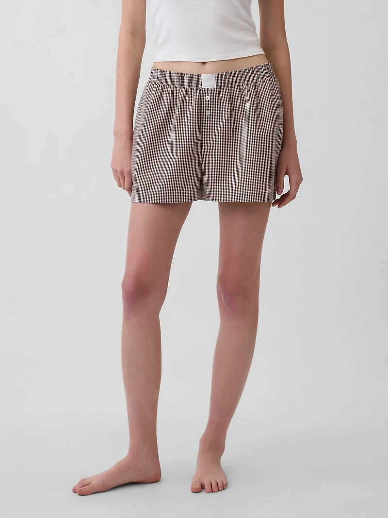 Poplin PJ Boxer Shorts