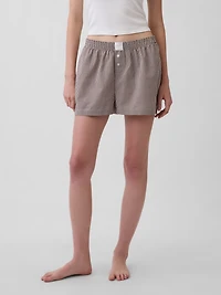 Poplin PJ Boxer Shorts
