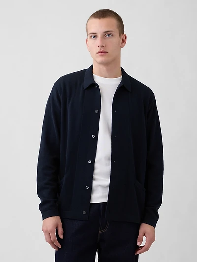 Relaxed Cardigan Sweater