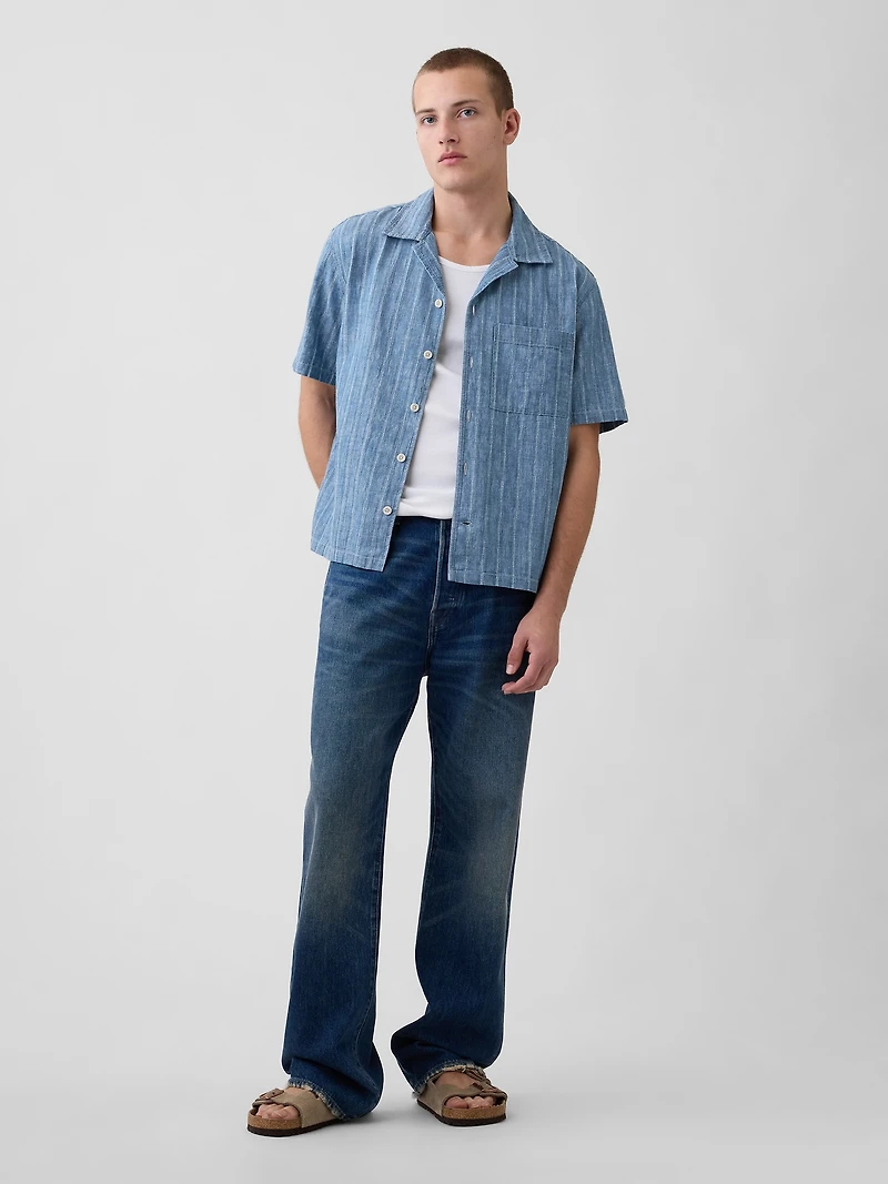 Denim Dobby Resort Shirt