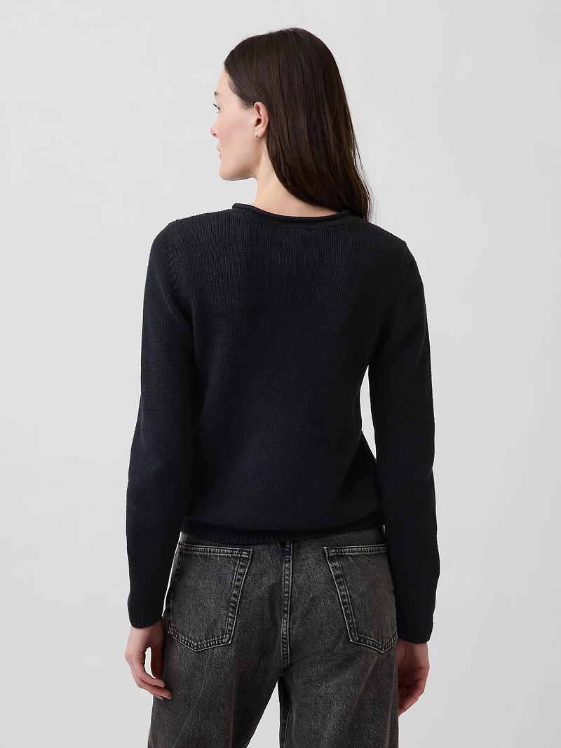 100% Cotton Rollneck Sweater