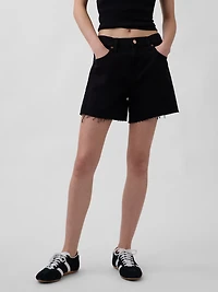 4" Mid Rise UltraSoft Relaxed Cutoff Shorts