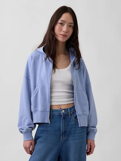 VintageSoft Terry Zip Hoodie