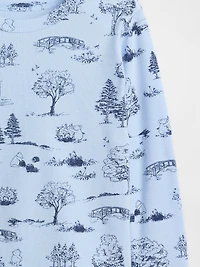 Pyjama en coton biologique brossé Winnie l’Ourson pour Bébé et Tout-petit