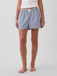 Poplin PJ Boxer Shorts