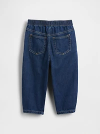 Jean coupe baril à taille élastique pour Bébé et Tout-petit
