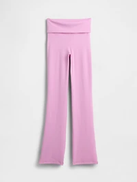 GapFit Smooth Foldover Mini Flare Leggings